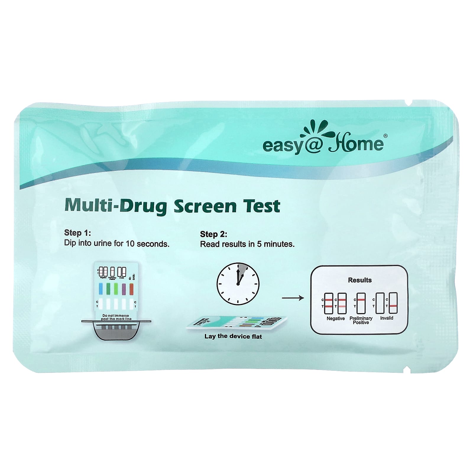 Easy@Home, Multi-Drug Screen Test, 5 Tests