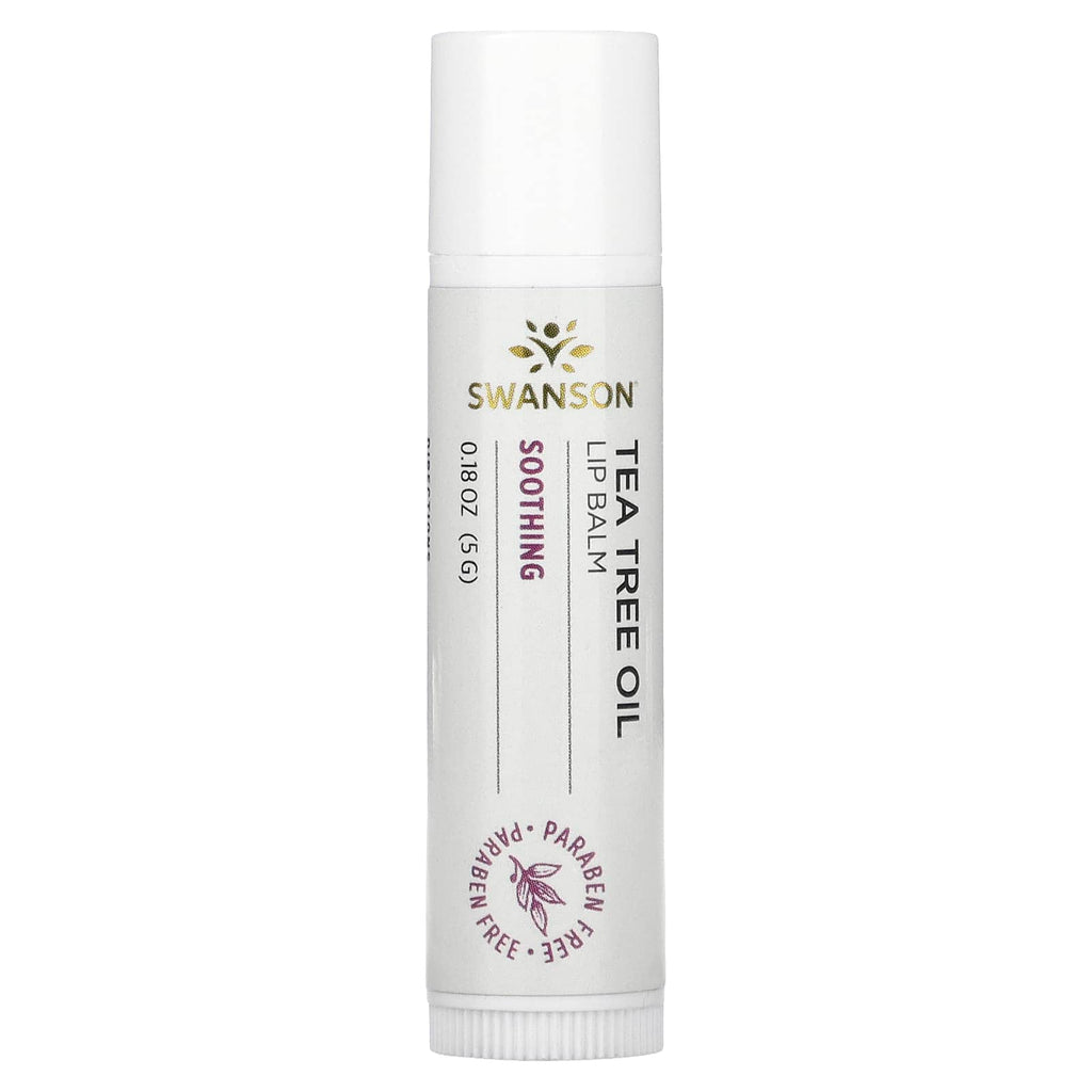Swanson, Tea Tree Oil Lip Balm, 0.18 oz (5 g)