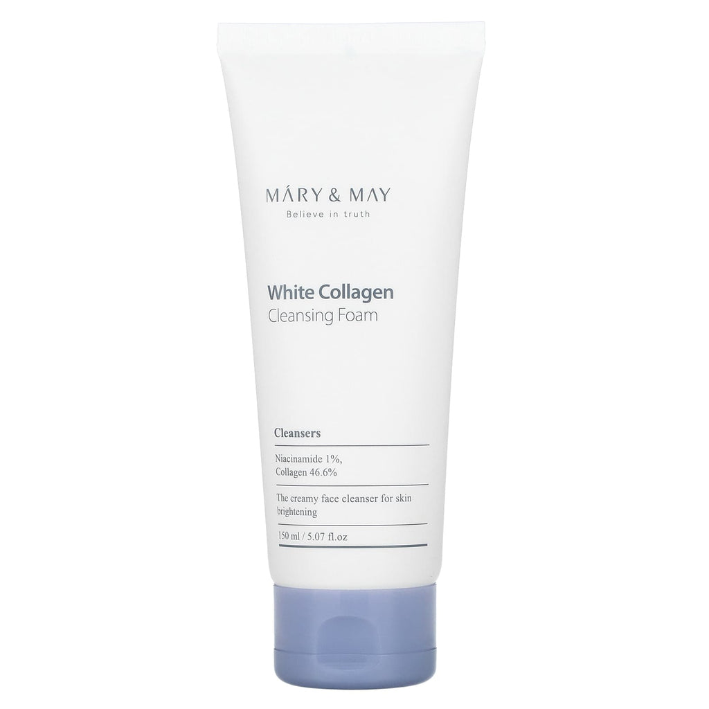 Mary & May, White Collagen, Cleansing Foam, 5.07 fl oz (150 ml)