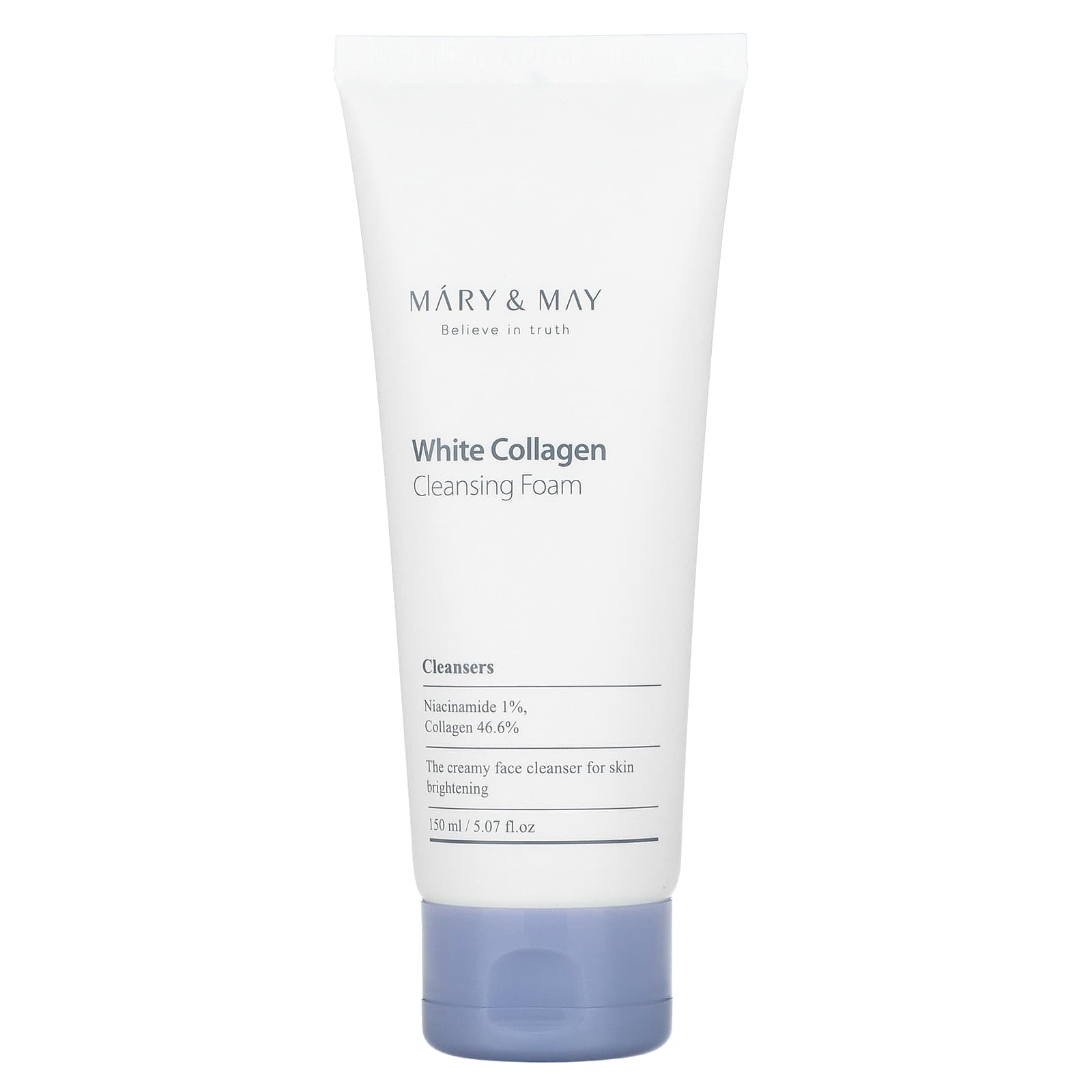 Mary & May, White Collagen, Cleansing Foam, 5.07 fl oz (150 ml)