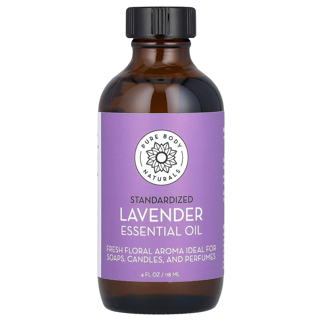 Pure Body Naturals, Essential Oil, Lavender , 4 fl oz (118 ml)
