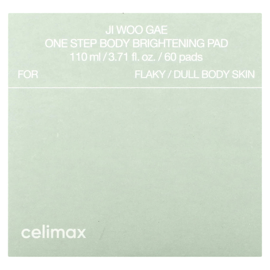 Celimax, Ji Woo Gae, One Step Body Brightening Pad, 60 Pads