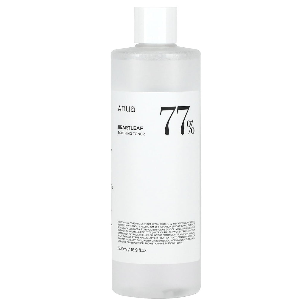 Anua, Heartleaf 77% Soothing Toner, 16.9 fl oz (500 ml)