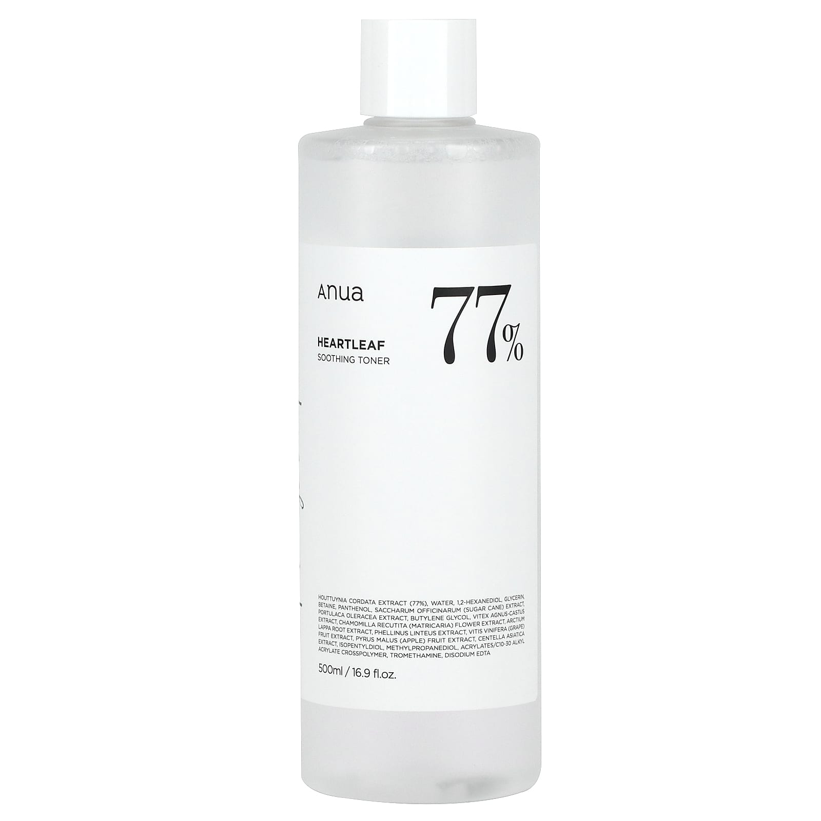 Anua, Heartleaf 77% Soothing Toner, 16.9 fl oz (500 ml)