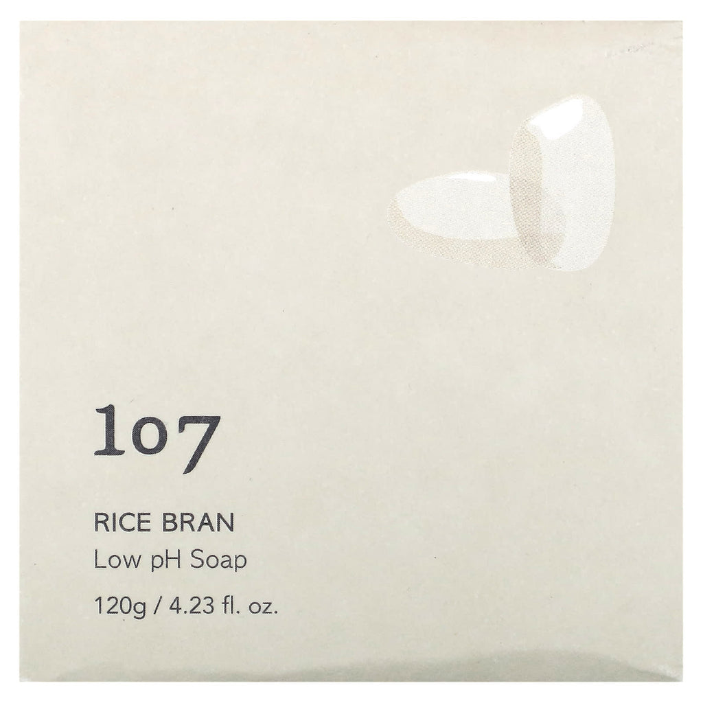 107 Beauty, Rice Bran, Low pH Bar Soap, 4.23 fl oz (120 g)