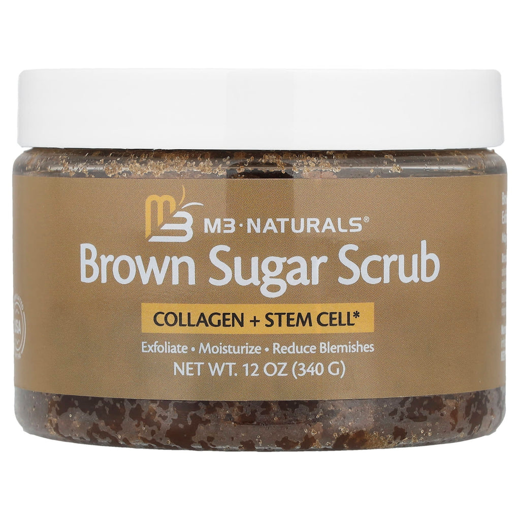 M3 Naturals, Brown Sugar Scrub, 12 oz (340 g)