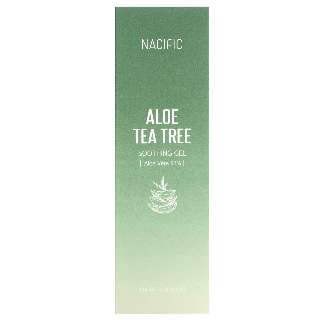 Nacific, Aloe Tea Tree, Soothing Gel, 3.38 fl oz (100 ml)