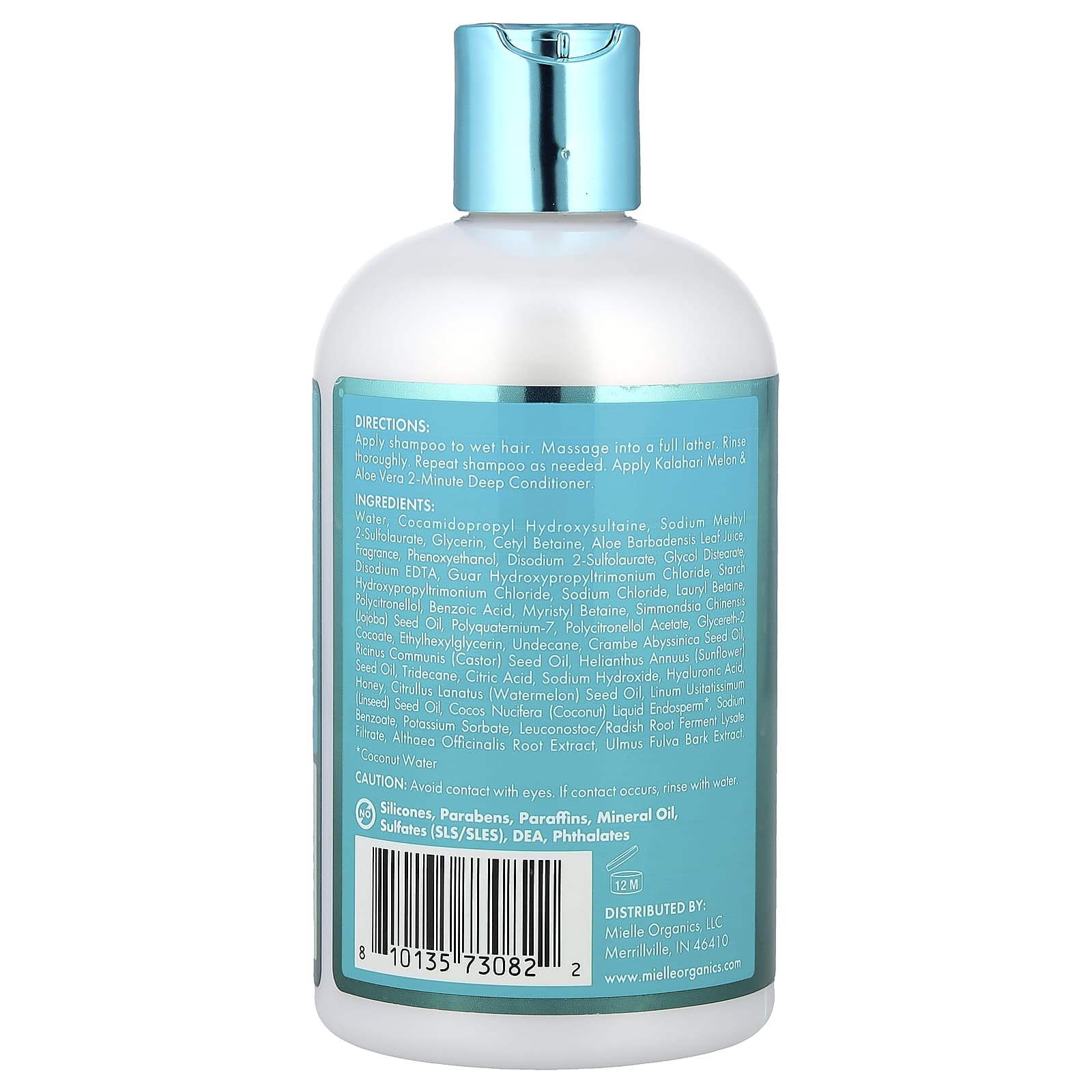 Mielle, Deep Hydration Shampoo, For Dry, Dehydrated Hair, Kalahari Melon & Aloe Vera, 12 fl oz (355 ml)