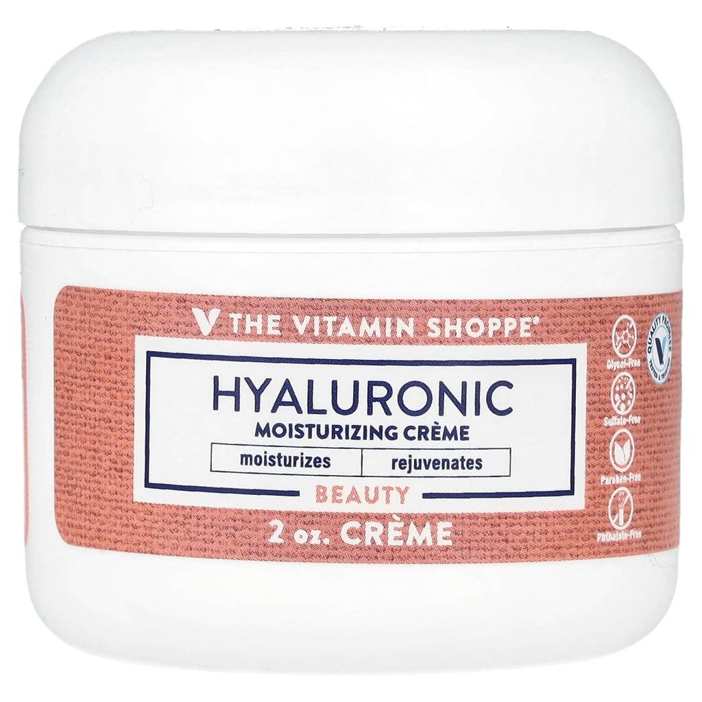 The Vitamin Shoppe, Hyaluronic Moisturizing Creme, 2 oz