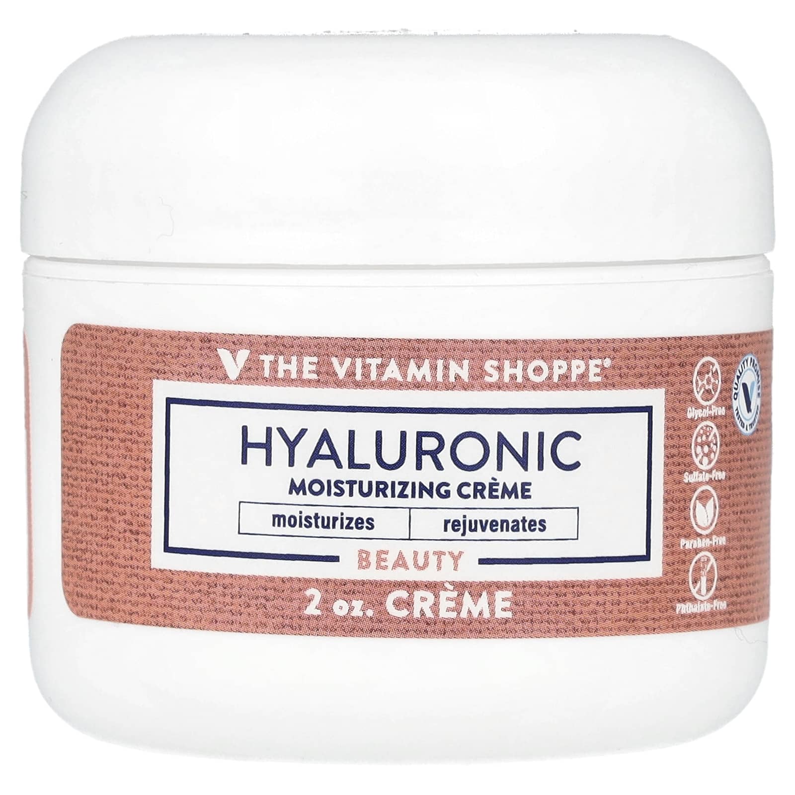 The Vitamin Shoppe, Hyaluronic Moisturizing Creme, 2 oz