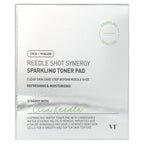 VT Cosmetics, Reedle Shot Synergy, Sparkling Toner Pad, 80 Pads