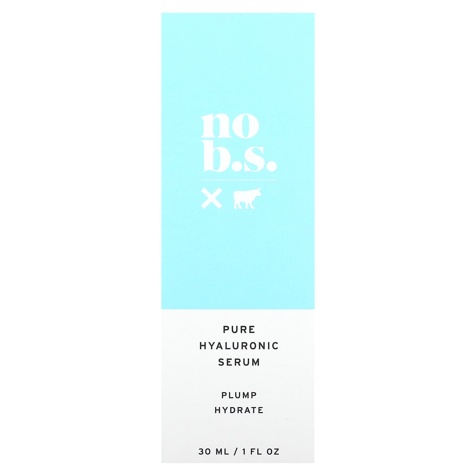 No BS Skincare, Pure Hyaluronic Serum, 1 fl oz (30 ml)