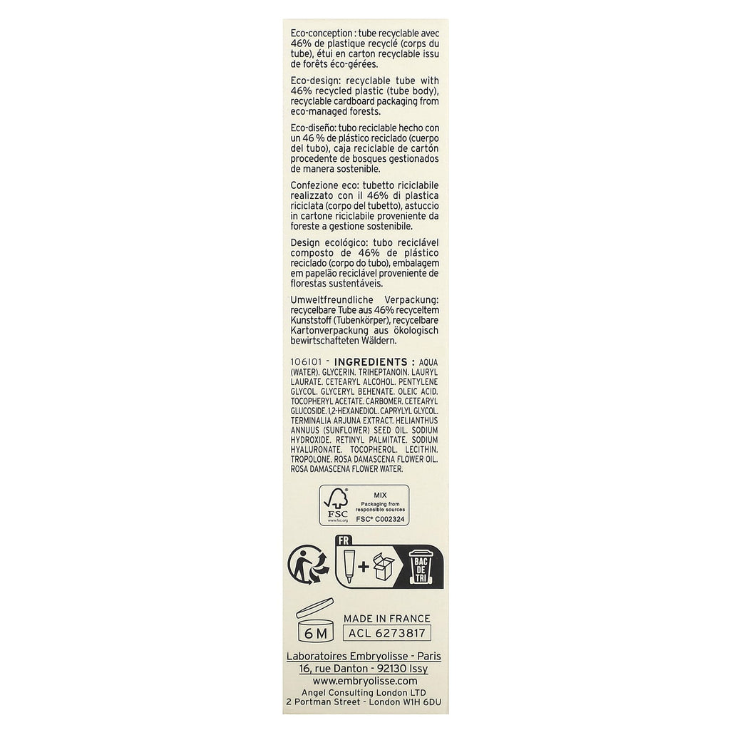 Embryolisse, Smoothing Eye Contour Care, 0.50 fl oz (15 ml)