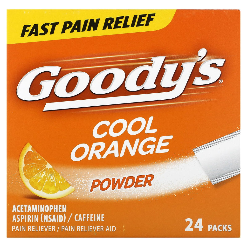 Goody's, Headache Powder, Cool Orange, 24 Packs