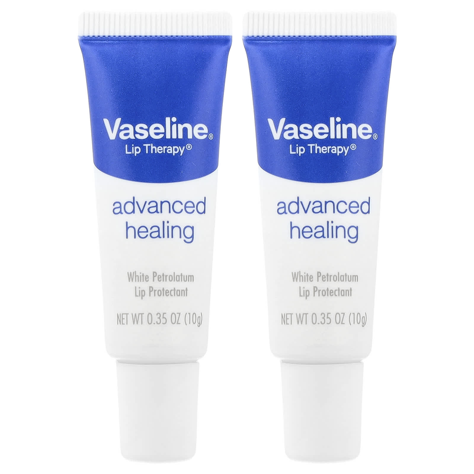 Vaseline, Lip Therapy®, Advanced Healing, 2 Tubes, 0.35 oz (10 g) Each