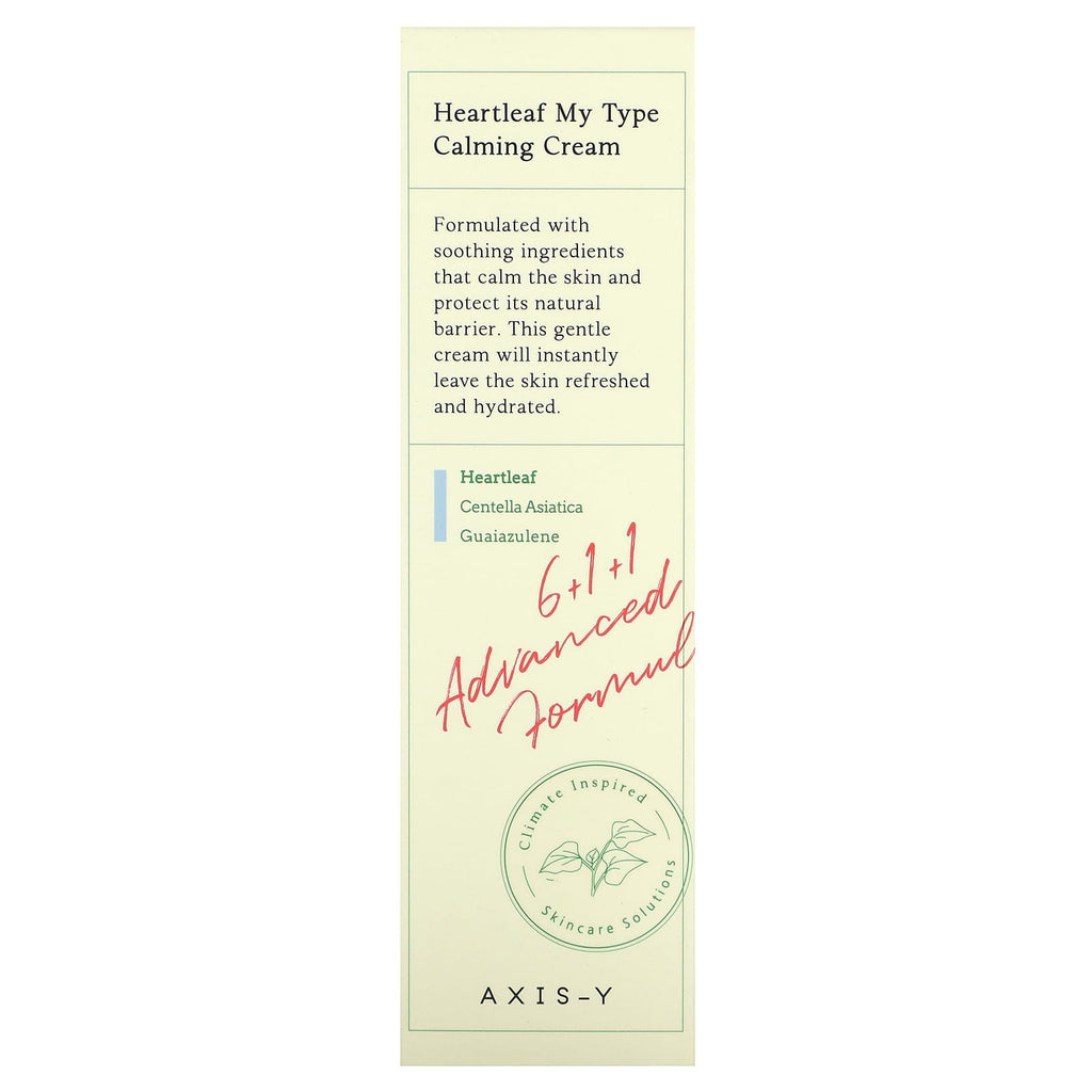 Axis-Y, Heartleaf My Type Calming Cream, 2.02 fl oz (60 ml)