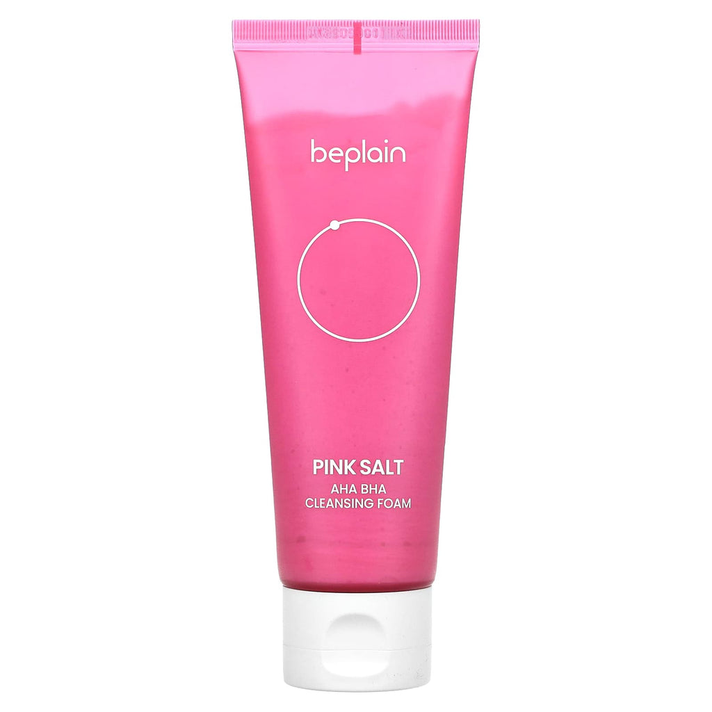 Beplain, Pink Salt, AHA BHA Cleansing Foam, 4.05 fl oz (120 ml)