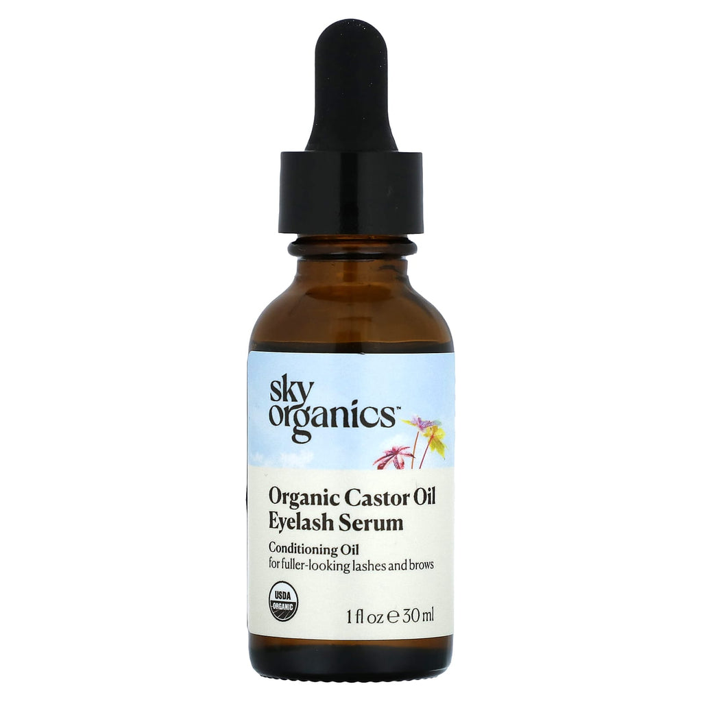 Sky Organics, Organic Castor Oil Eyelash Serum, 1 fl oz (30 ml)
