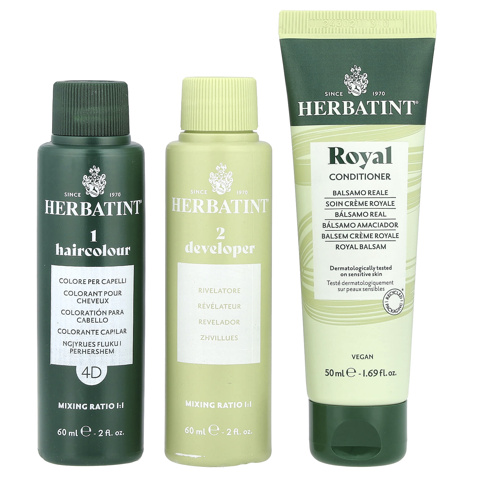 Herbatint, Permanent Haircolor Gel, 4D, Golden Chestnut, 5.75 fl oz (170 ml)