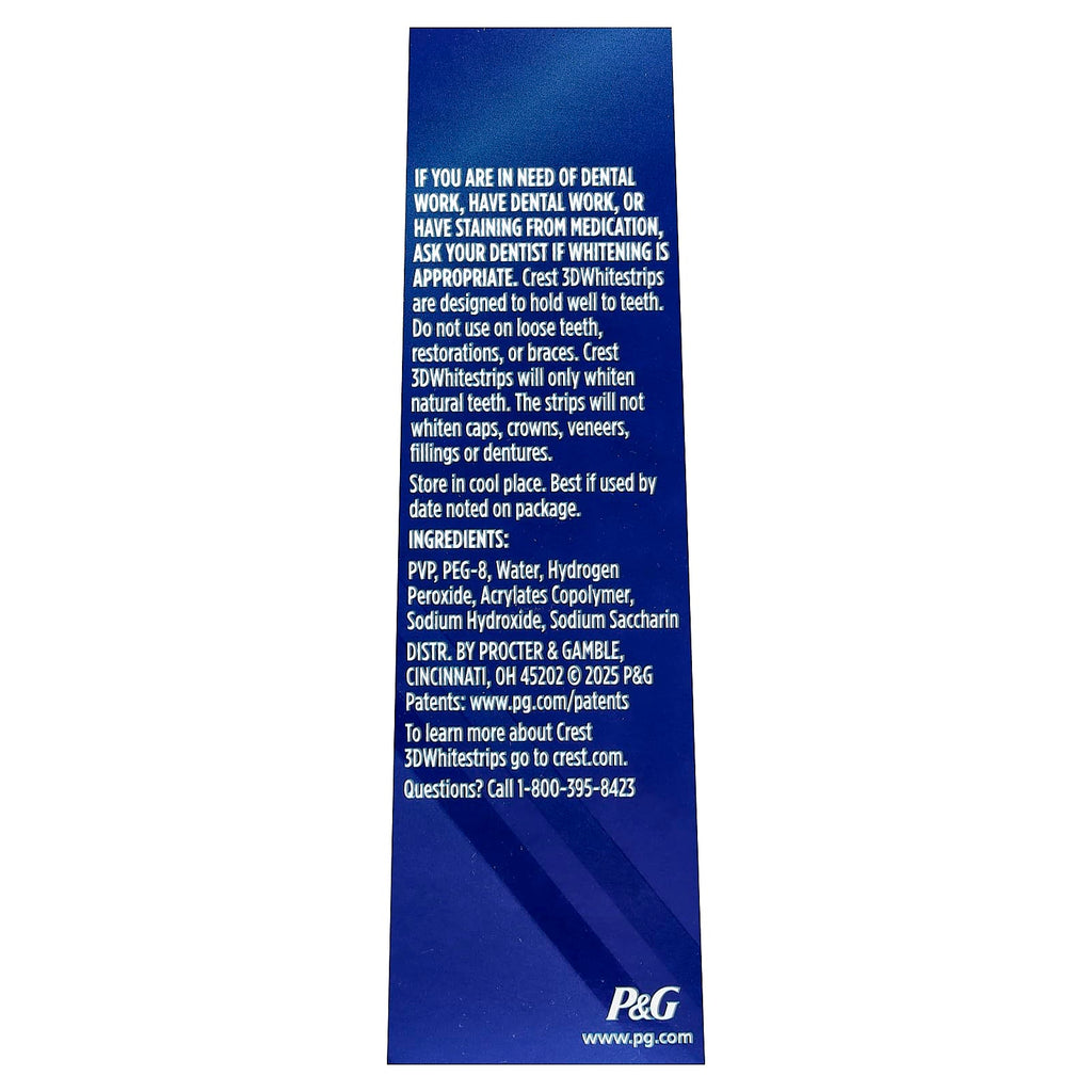 Crest, 3D Whitestrips™, Enamel Safe Dental Whitening Kit, 28 Strips