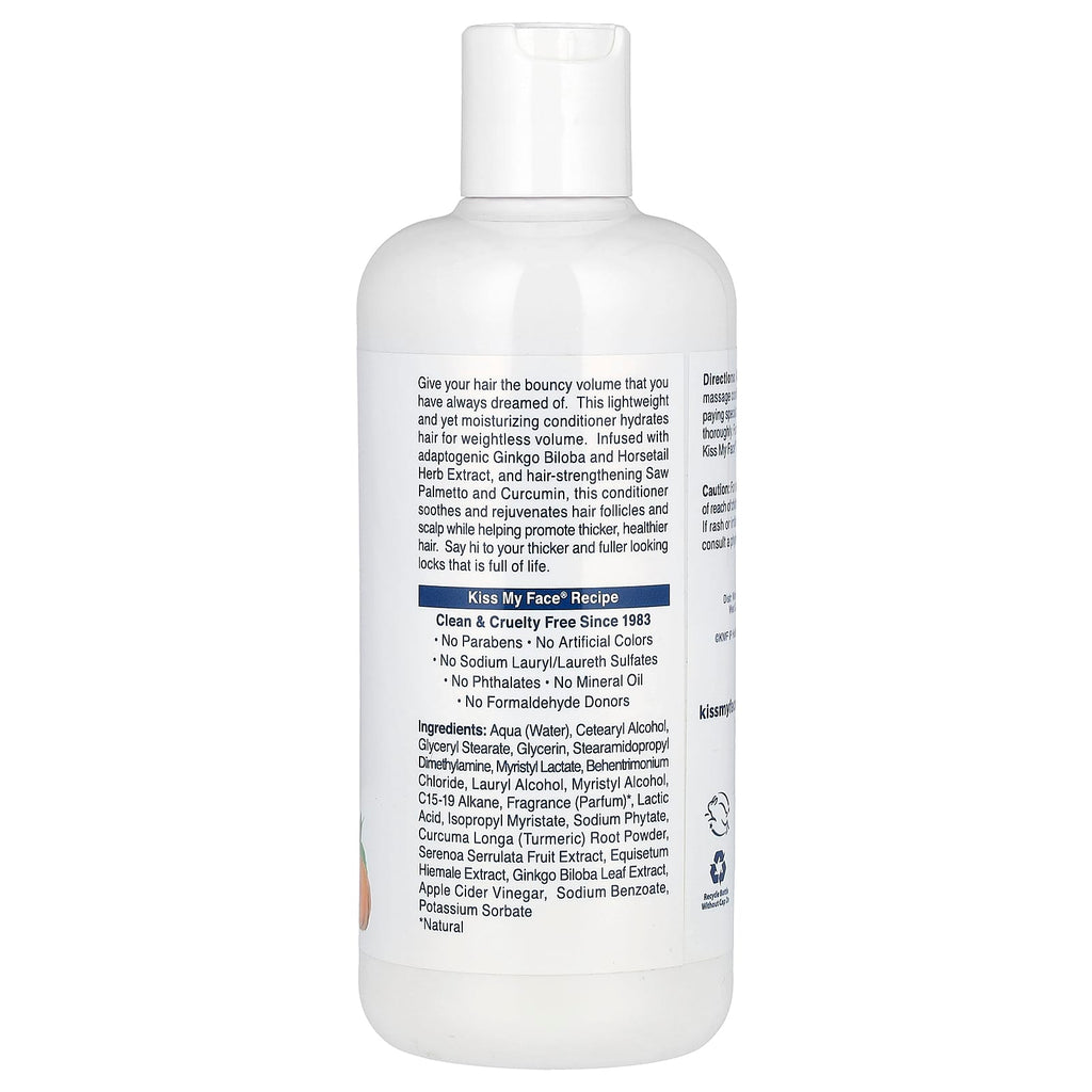 Kiss My Face, Thick & Full Conditioner, For Fine Thinning Hair, 16 fl oz (473 ml)
