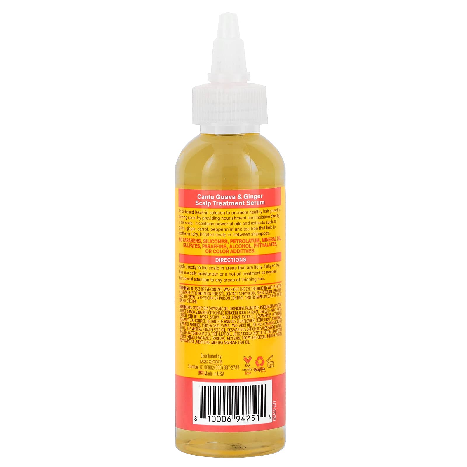 Cantu, Guava & Ginger, Scalp Nourishing Treatment Serum, 4 fl oz (118 ml)
