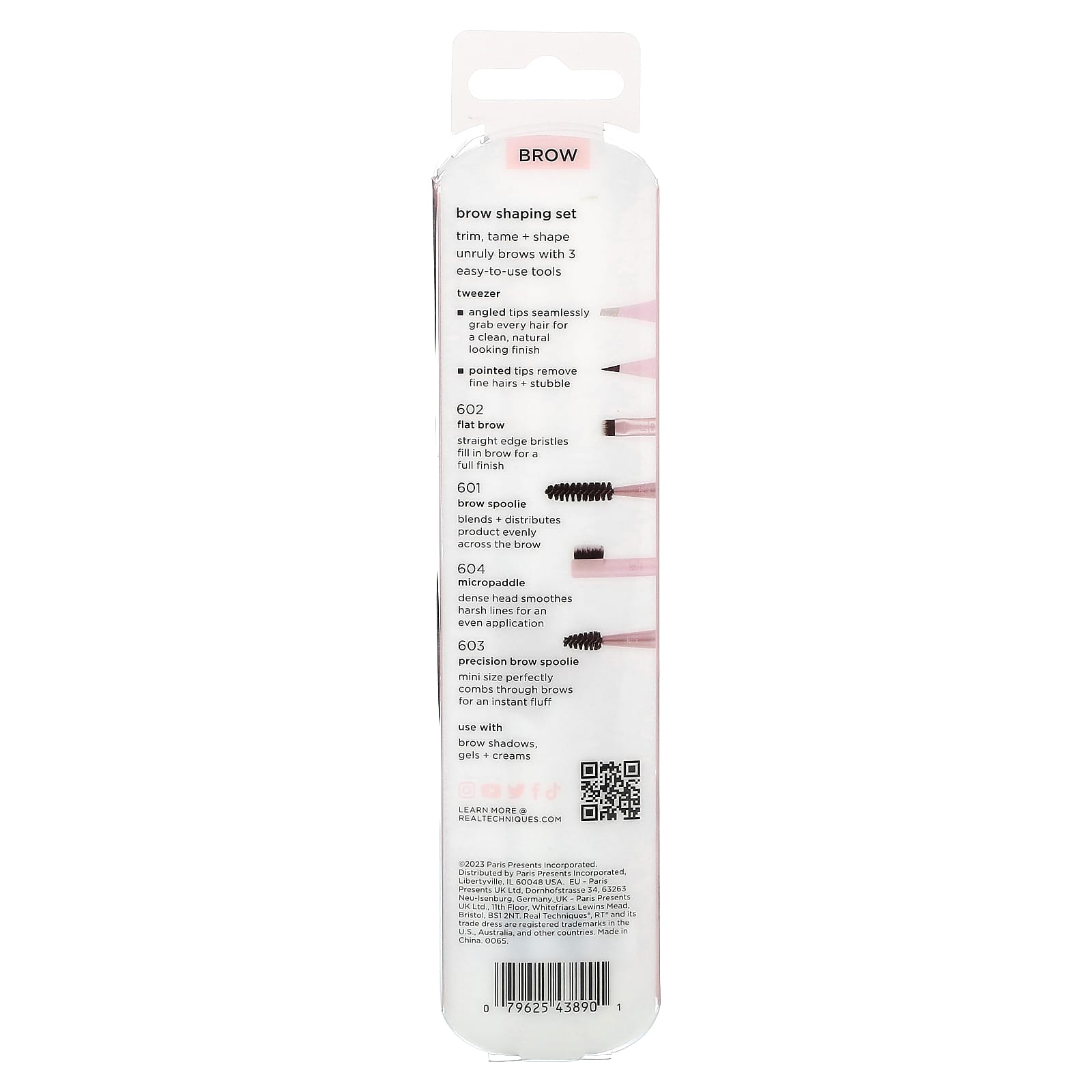 Real Techniques, Brow Shaping Set, 1 Set