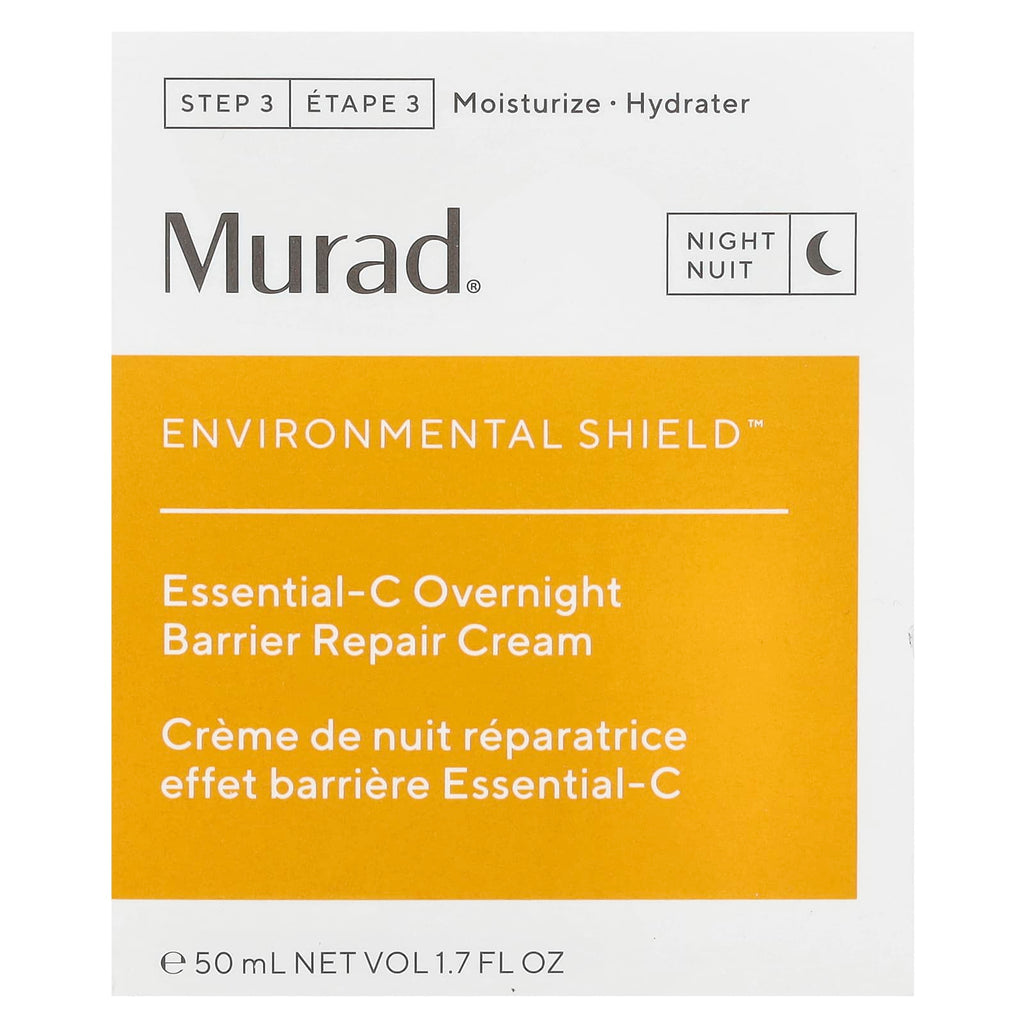 Murad, Environmental Shield, Essential-C Overnight Barrier Repair Cream, 1.7 fl oz (50 ml)