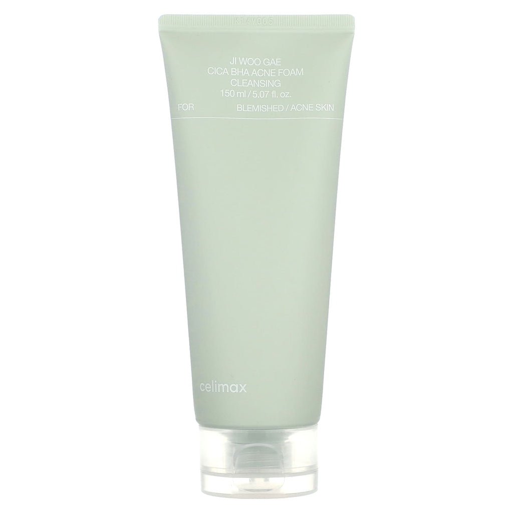 Celimax, Ji Woo Gae Cica BHA Acne Foam Cleansing, 5.07 fl oz (150 ml)