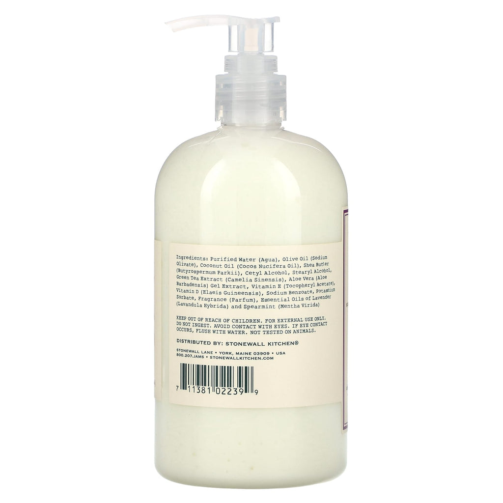 Stonewall Kitchen, Hand Lotion, Lavender Mint, 16.9 fl oz (500 ml)