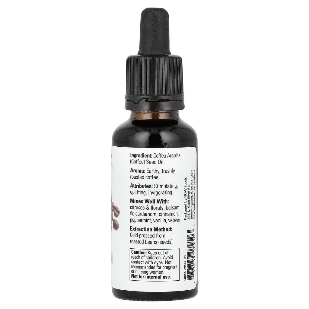 NOW Foods, Solutions, Coffee Oil, 1 fl oz (30 ml)