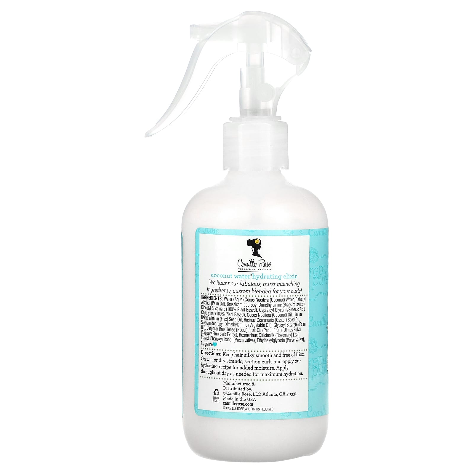 Camille Rose, Coconut Water, Hydrating Elixir, 8 oz (240 ml)