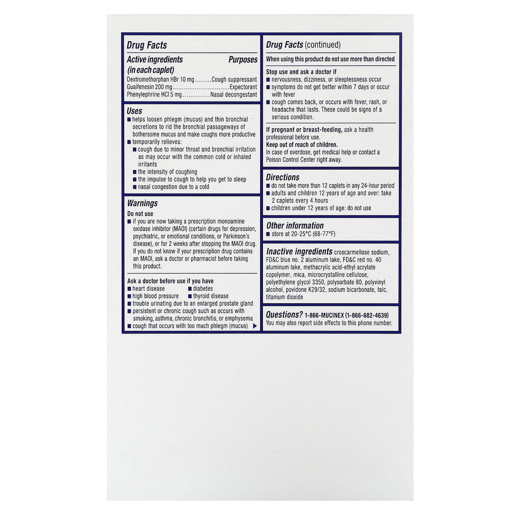Mucinex, Mucinex Fast-Max, For Ages 12+, 20 Caplets