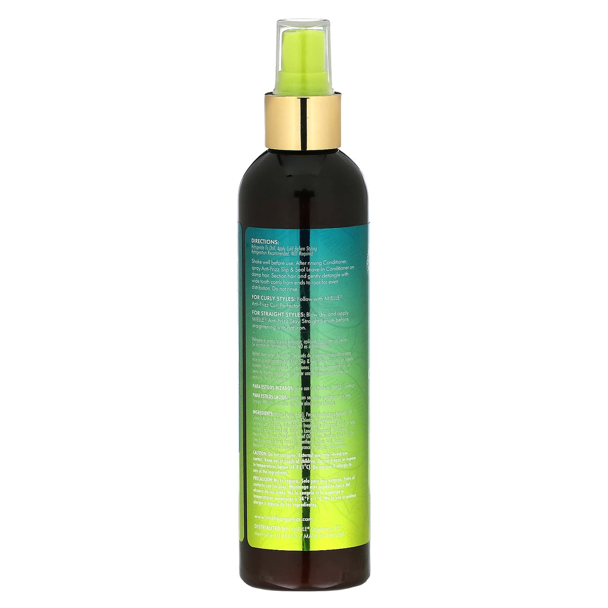 Mielle, Anti-Frizz Slip & Seal Leave-In Conditioner, Avocado & Tamanu , 8 fl oz (237 ml)