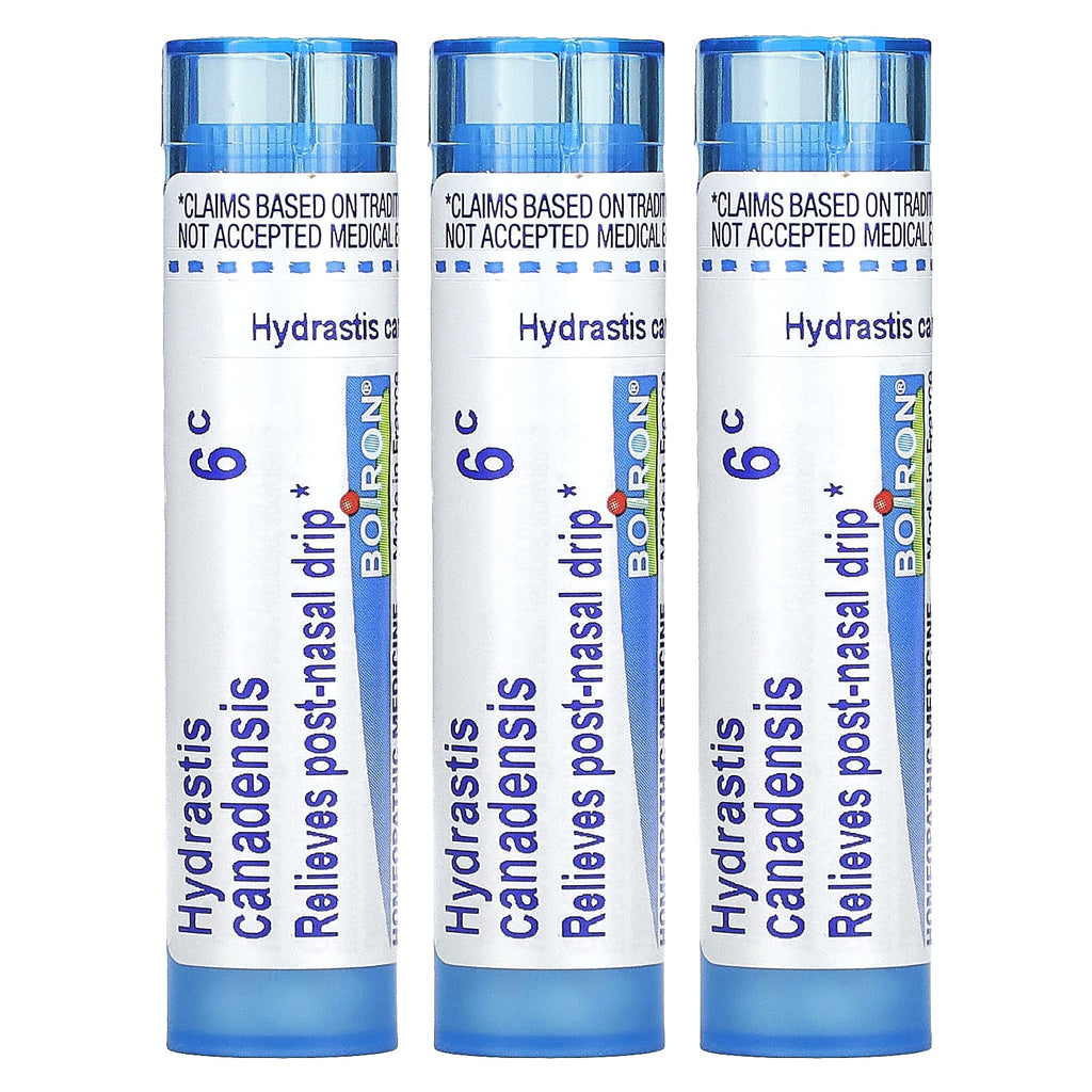 Boiron, Hydrastis Meltaway Pellets , 3 Tubes, 80 Pellets Each
