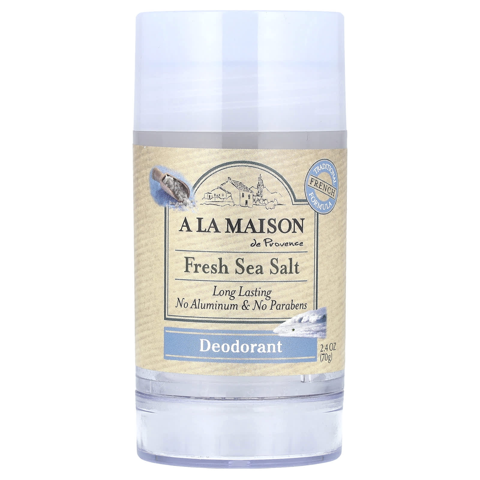 A La Maison de Provence, Deodorant, Fresh Sea Salt, 2.4 oz (70 g)