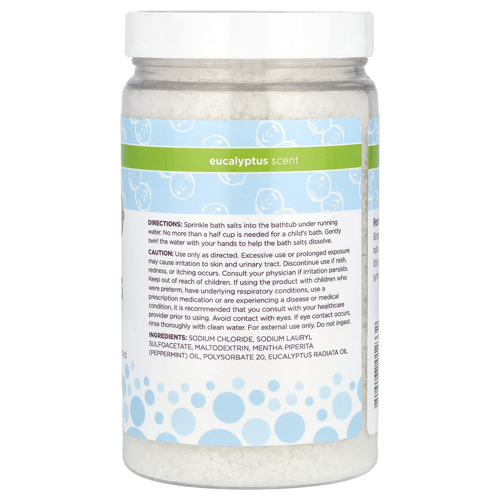 Boogie Wipes, Soothing Bath Salts, Eucalyptus, 15 oz (425 g)