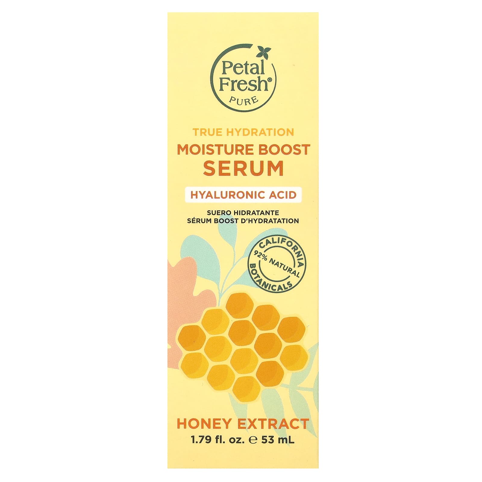 Petal Fresh, Pure, True Hydration Moisture Boost Serum, Honey Extract, 1.79 fl oz (53 ml)