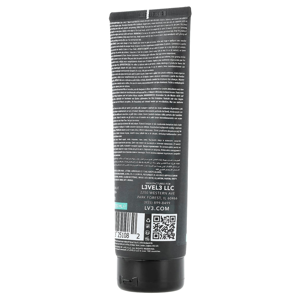 Level 3, Black Mask, Charcoal, 8.45 fl oz (250 ml)