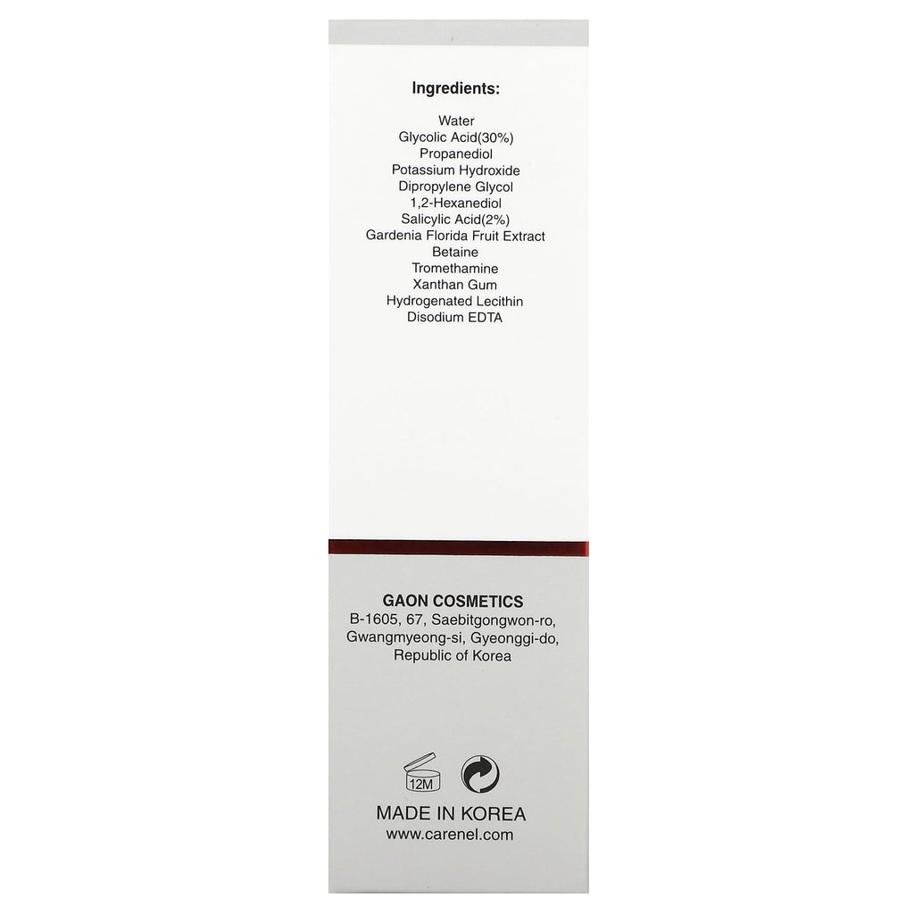 Care:Nel, AHA-BHA Peeling Serum, 1 fl oz (30 ml)