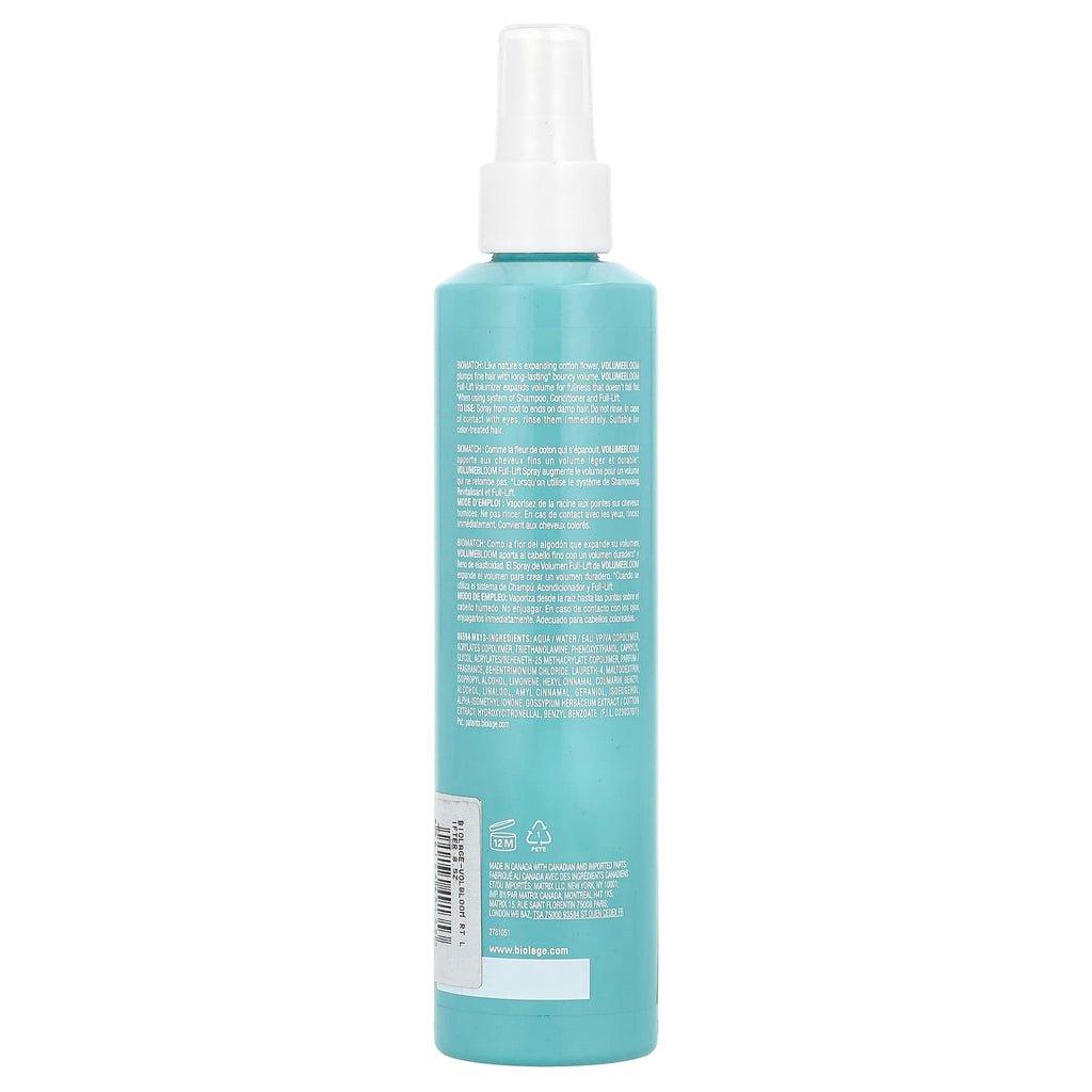 Biolage, Volume Bloom, Full-Lift Volumizer Spray, 8.5 fl oz (250 ml)