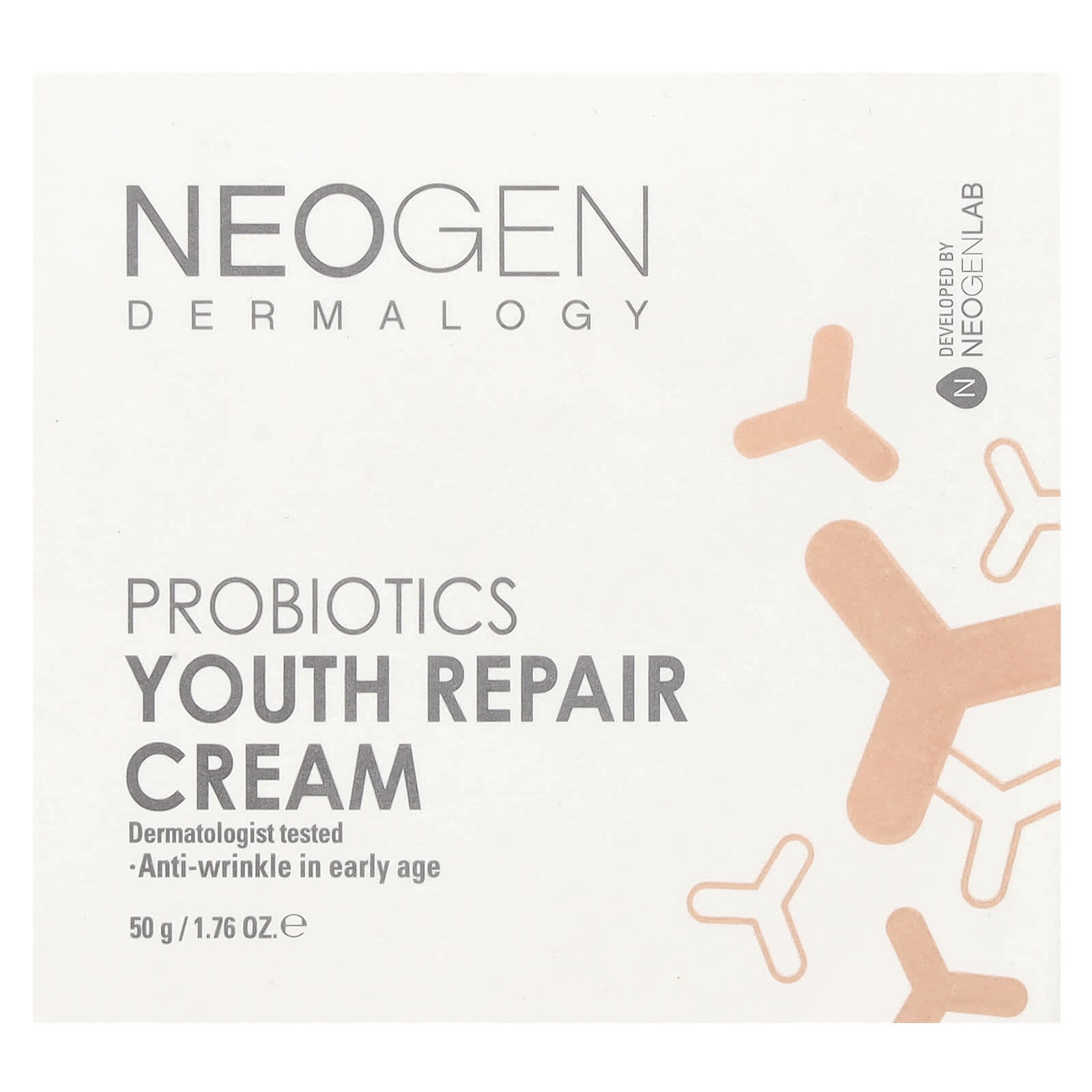 Neogen, Probiotics Youth Repair Cream, 1.76 oz (50 g)