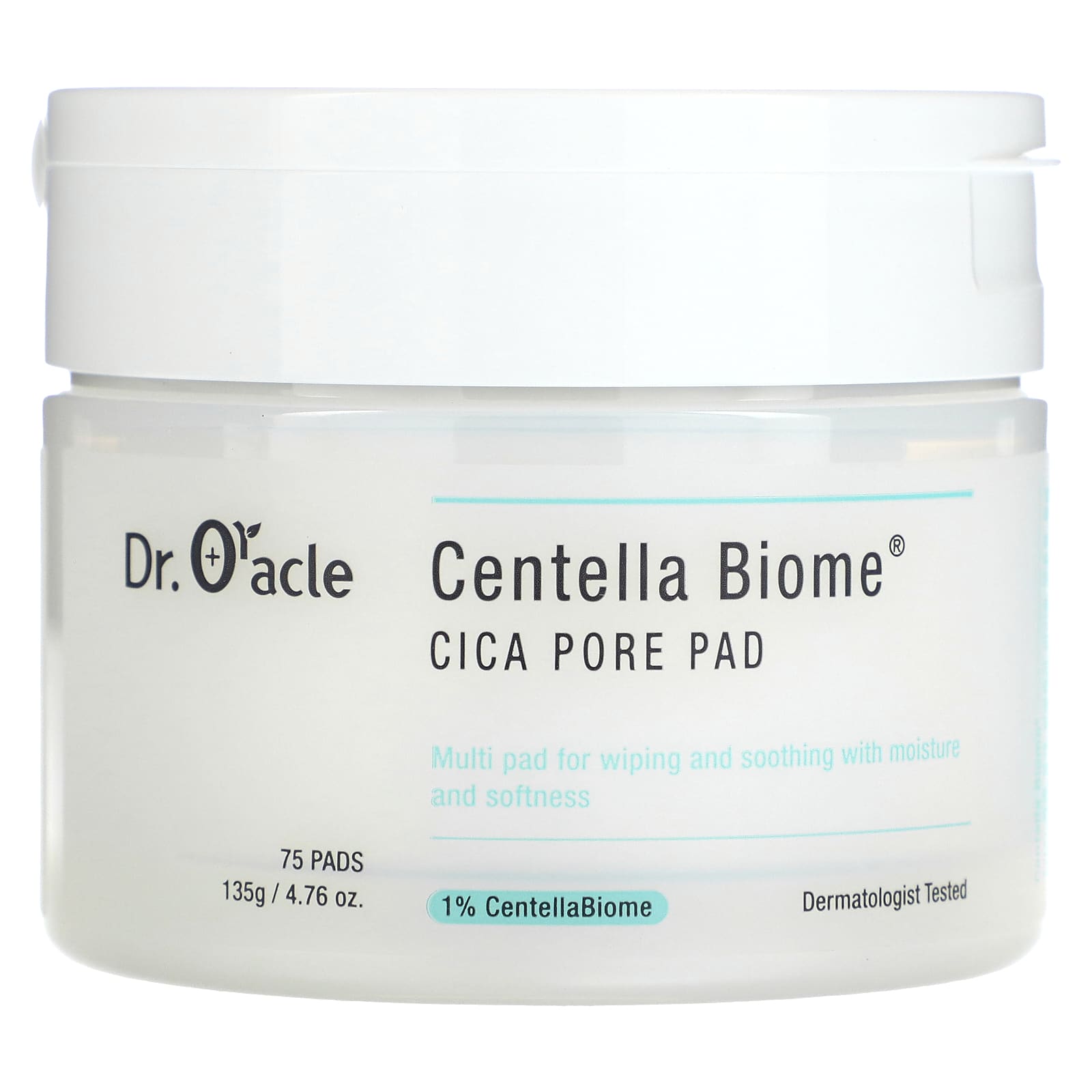 Dr. Oracle, Centella Biome, Cica Pore Pad , 75 Pads, 4.76 oz (135 g)