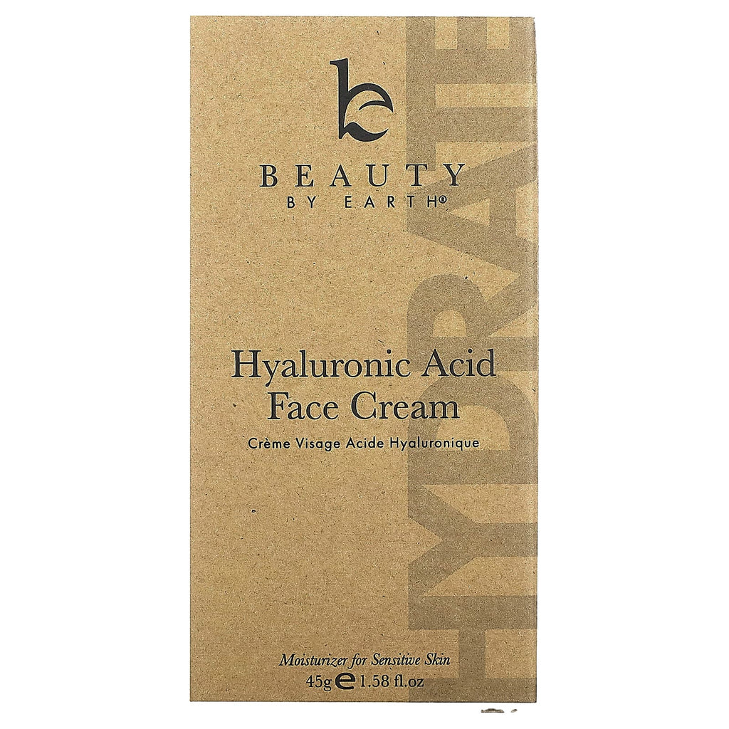 Beauty By Earth, Hyaluronic Acid Face Cream , 1.58 fl oz (45 g)