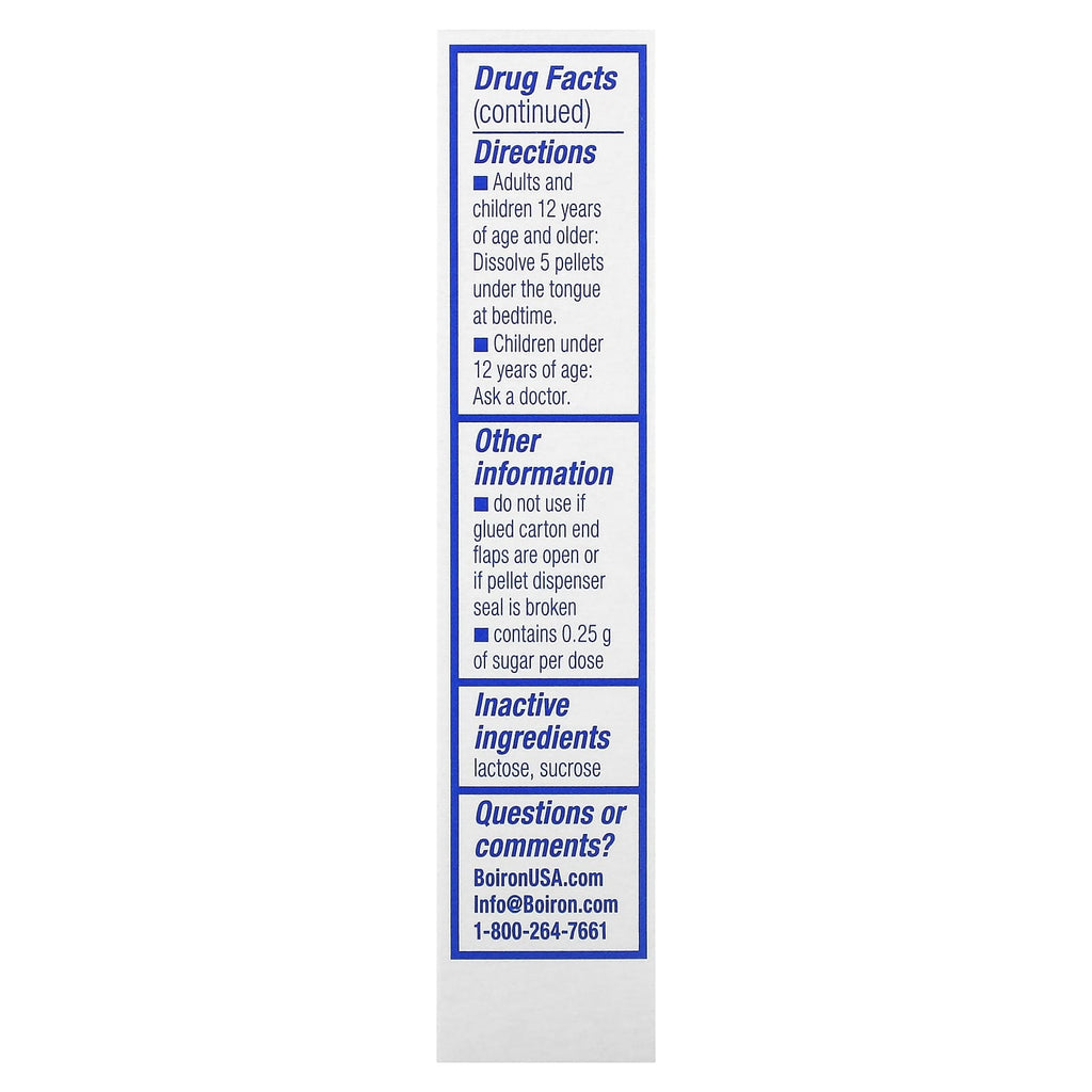Boiron, SleepCalm® On The Go, 2 Portable Tubes, 80 Pellets Each