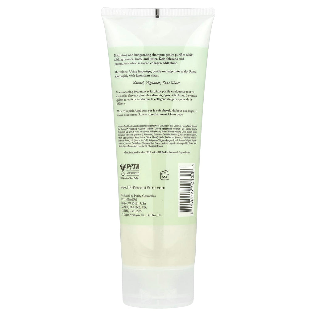 100% PURE, Kelp & Mint Volumizing Shampoo, 8 fl oz (236 ml)
