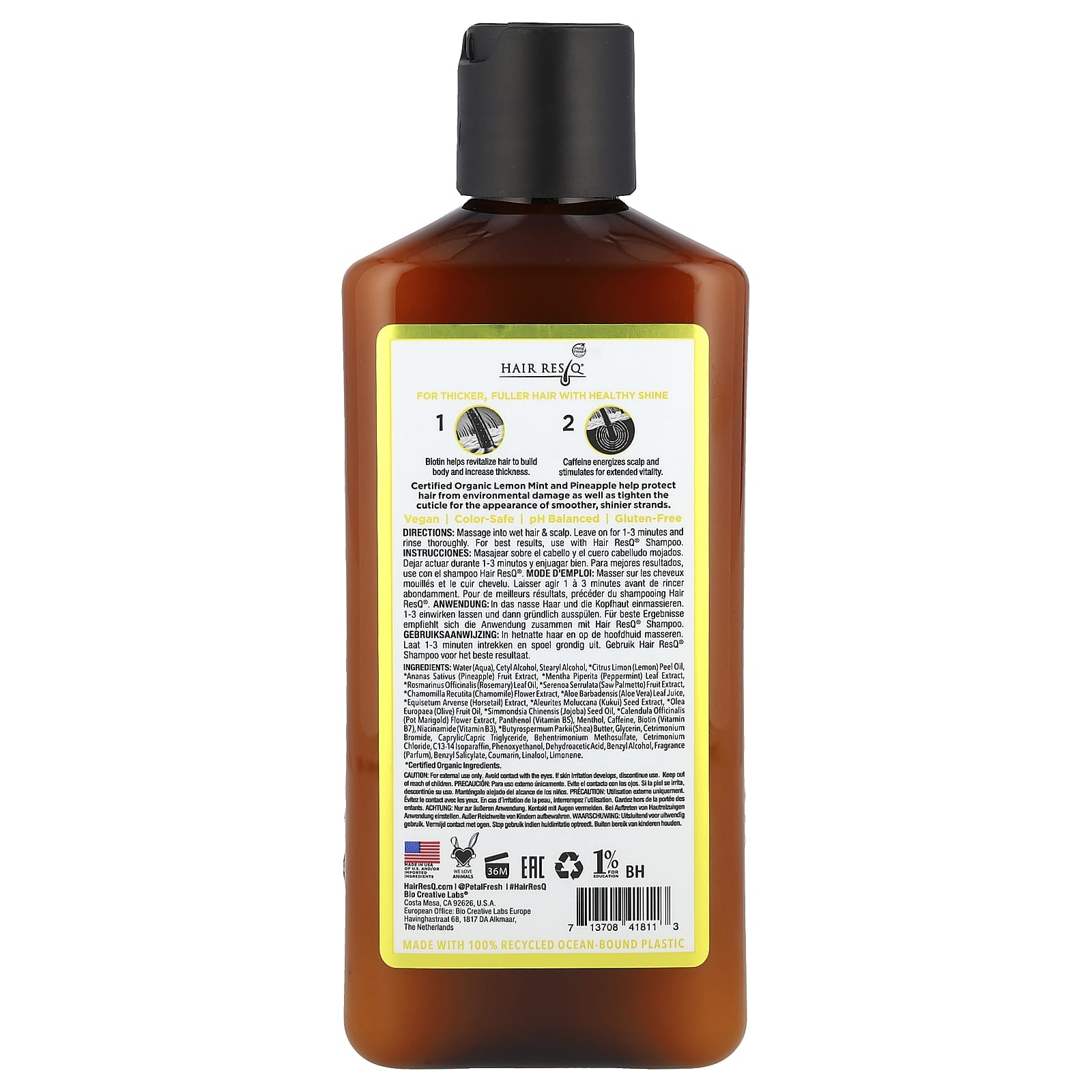 Petal Fresh, Hair ResQ®, Thickening Treatment, Weightless Conditioner, For Thinning Hair, 12 fl oz (355 ml)