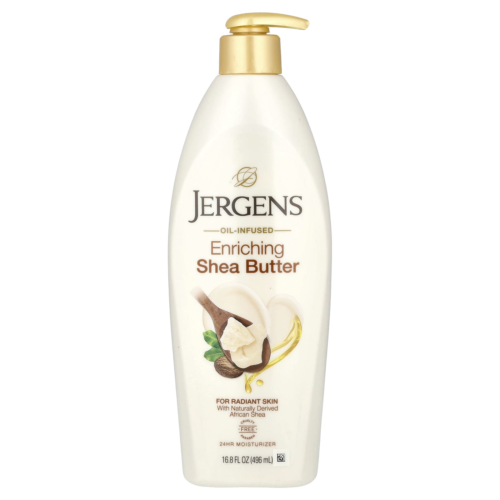 Jergens, Enriching Shea Butter Moisturizer, 16.8 fl oz (496 ml)