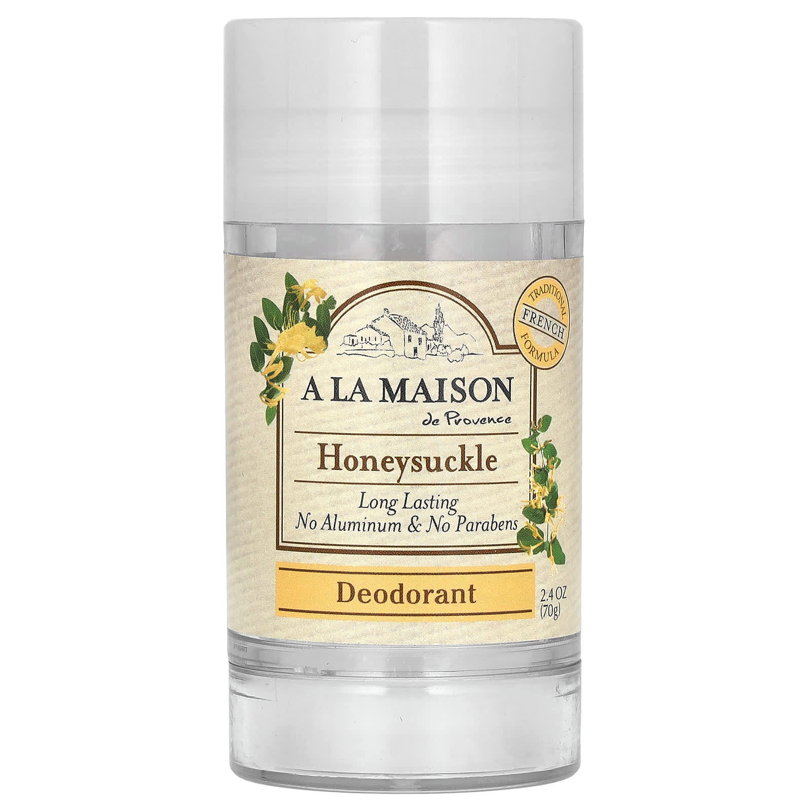 A La Maison de Provence, Deodorant, Honeysuckle, 2.4 oz (70 g)