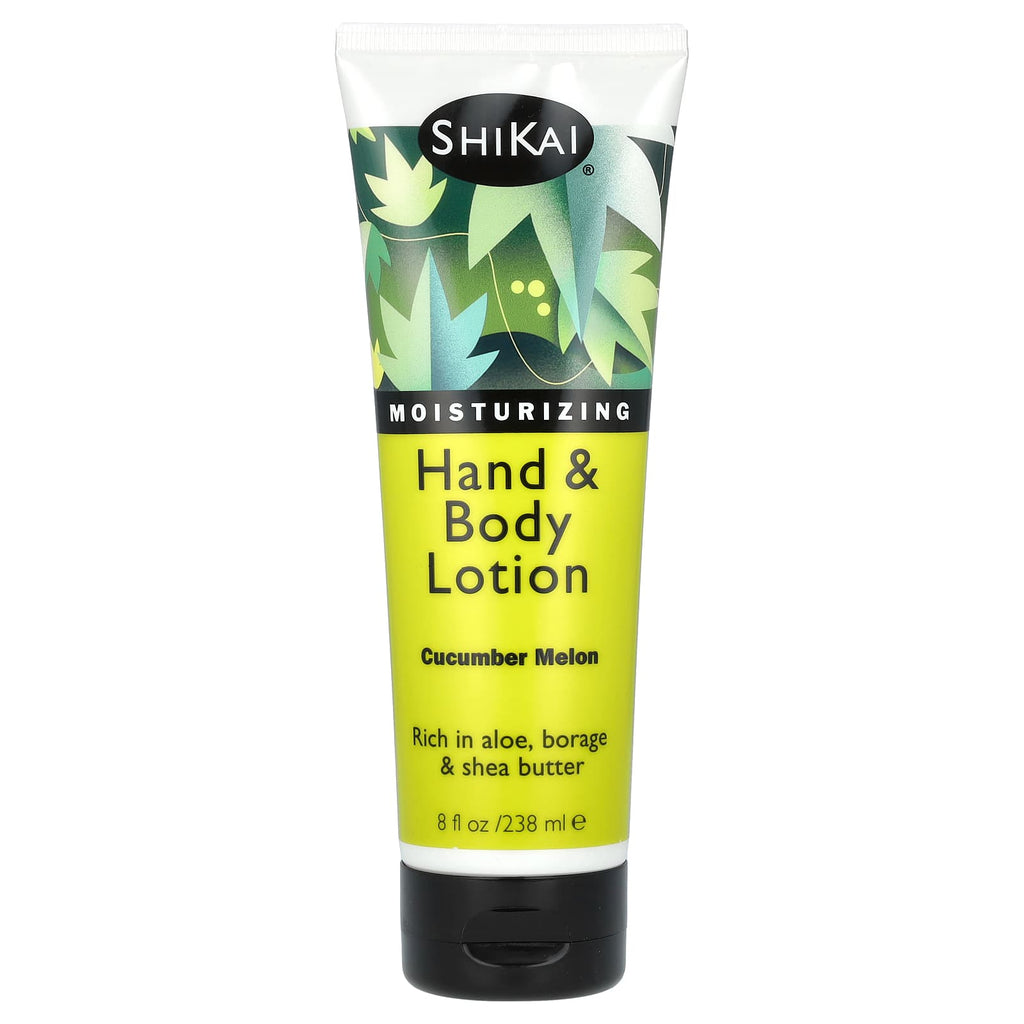Shikai, Moisturizing Hand & Body Lotion, Cucumber Melon, 8 fl oz (238 ml)